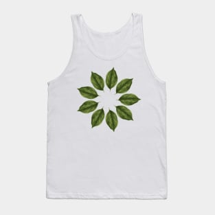 Vintage Leaves - Botanical Style Tank Top